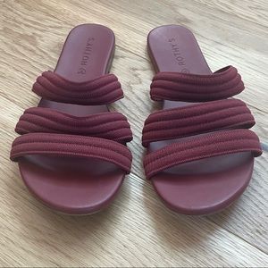 Rothy’s Triple Band Sandal - Sangria